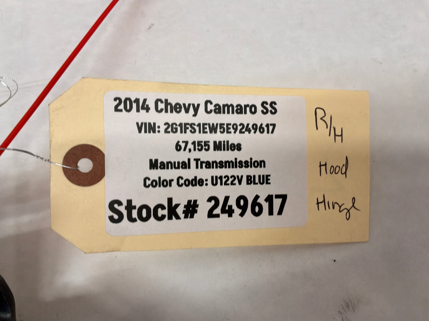 2014 Chevy Camaro SS RH & LH Hood Hinges OEM