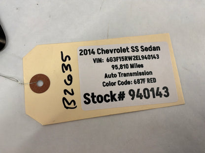 2014 Chevy SS Sedan LH Driver Front Interior Door Handle OEM