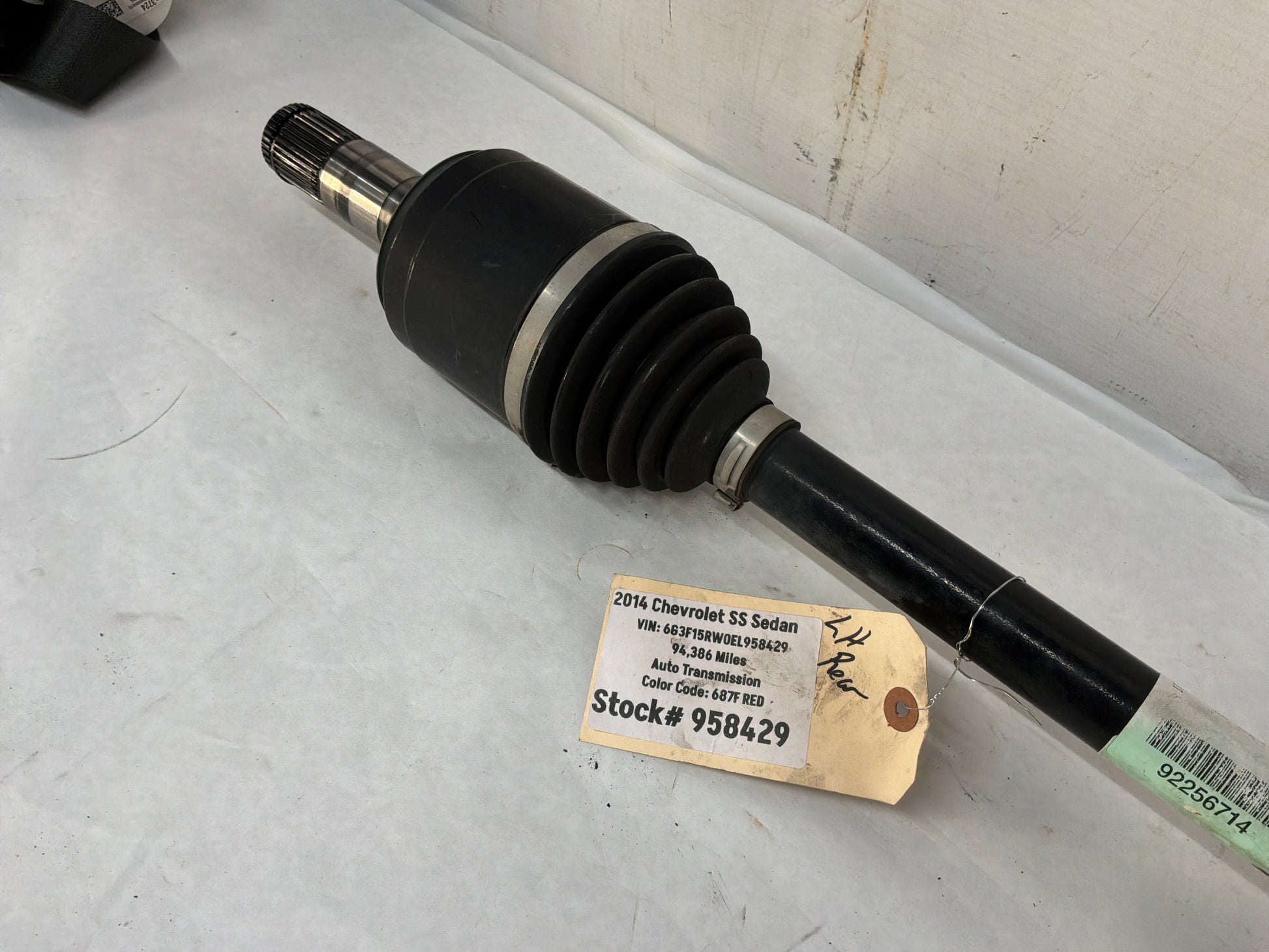 Lh axle - Day's Parts Yard