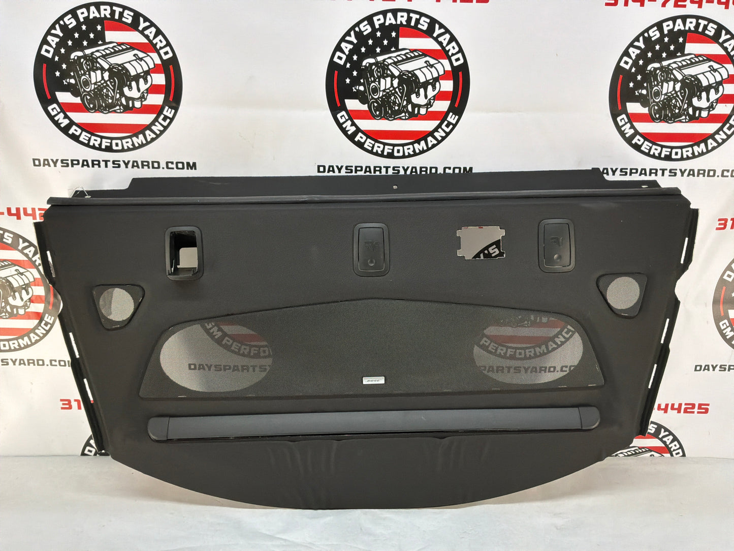 2016 Cadillac CTS-V Rear Window Package Tray Parcel Shelf Panel Trim OEM