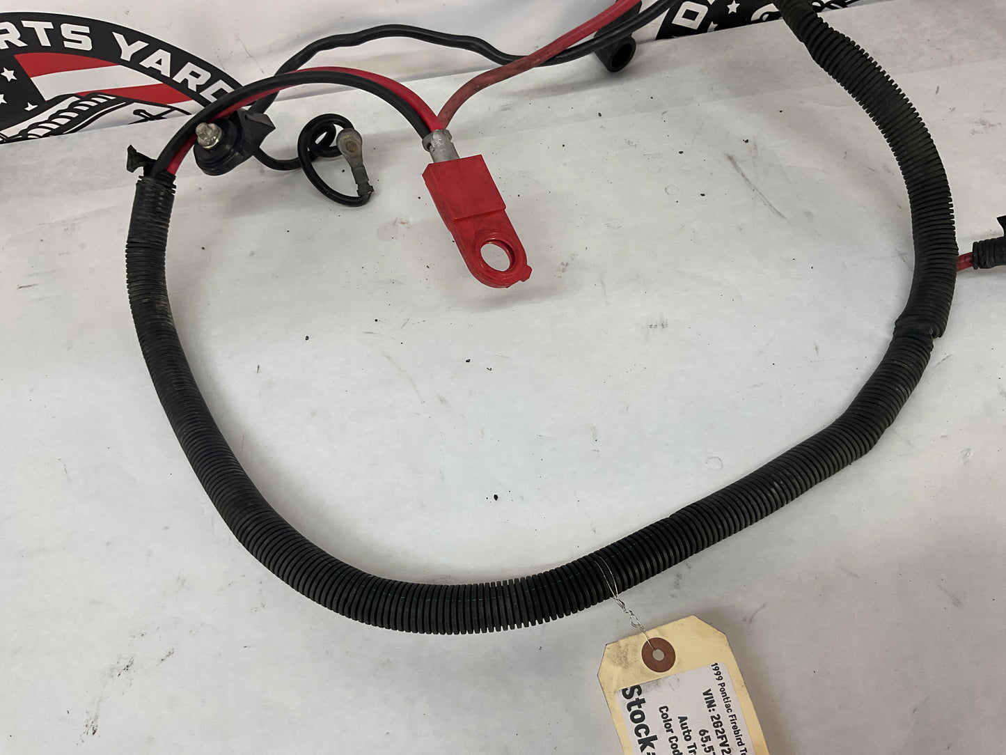1999 Pontiac Firebird Trans Am Formula WS Positive Negative Battery Cable Starter Wire Wiring Harness OEM