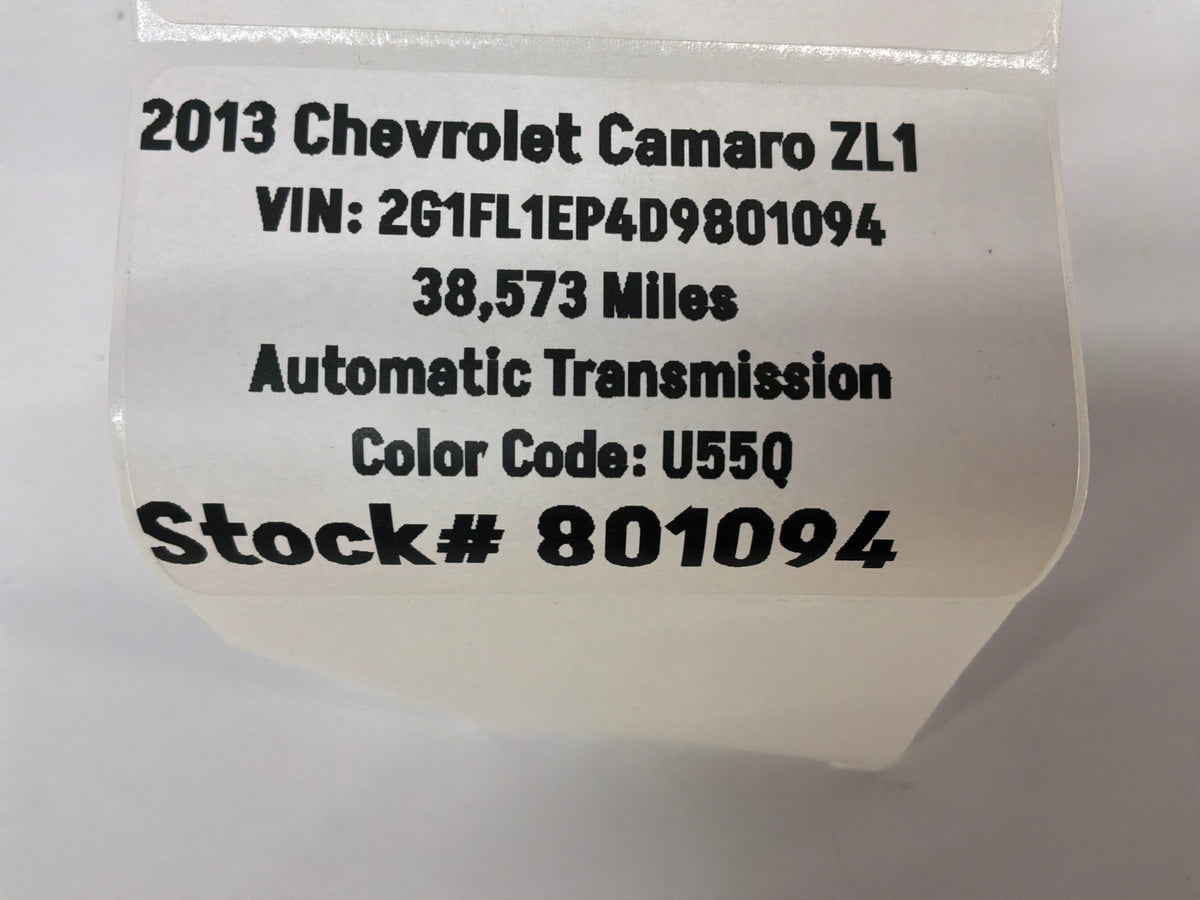 2013 Chevy Camaro ZL1 RH Passenger Door Lock Latch Actuator OEM
