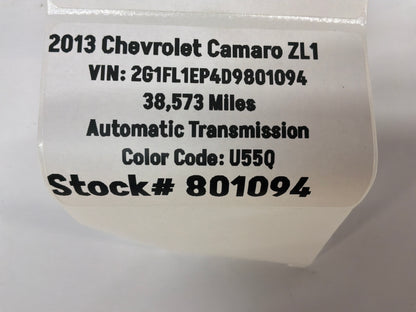 2013 Chevy Camaro ZL1 RH Passenger Door Lock Latch Actuator OEM