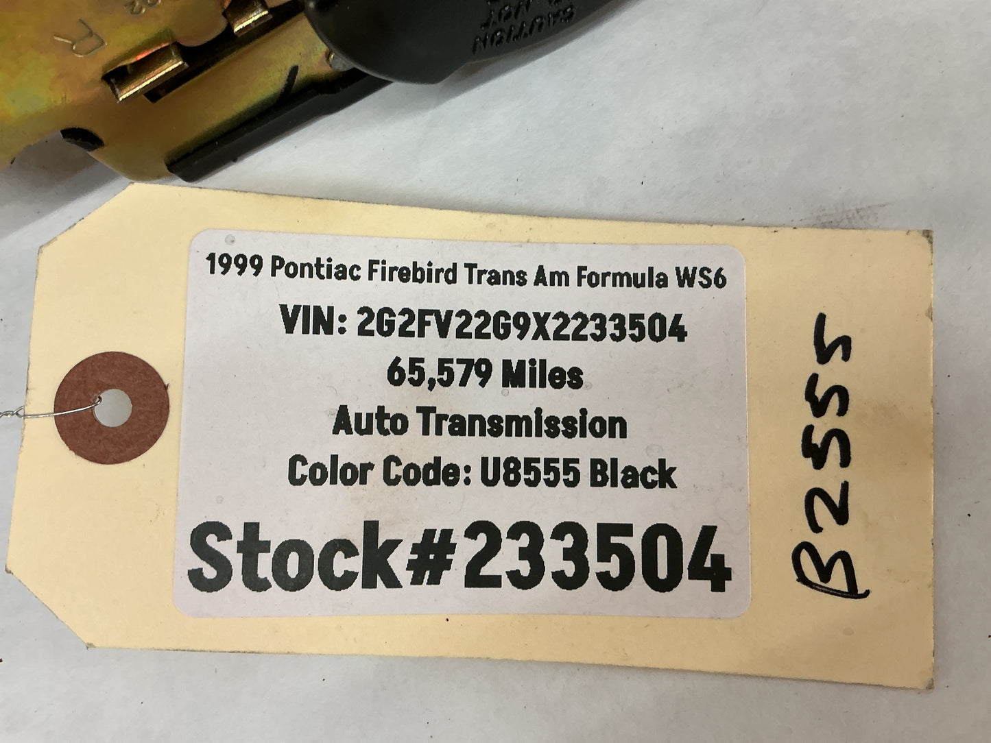 1999 Pontiac Firebird Trans Am Formula WS6 Front & Rear Seat Belt Seatbelt Buckle Retractors OEM