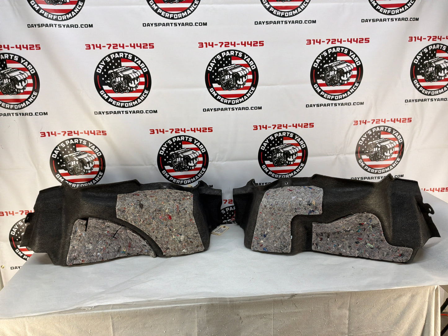 2013 Chevy Camaro 1LE RH & LH Interior Quarter Panel Trunk Compartment Felt Carpet Liner OEM