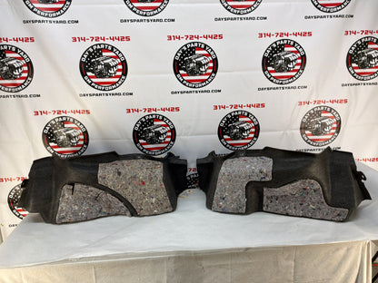 2013 Chevy Camaro 1LE RH & LH Interior Quarter Panel Trunk Compartment Felt Carpet Liner OEM