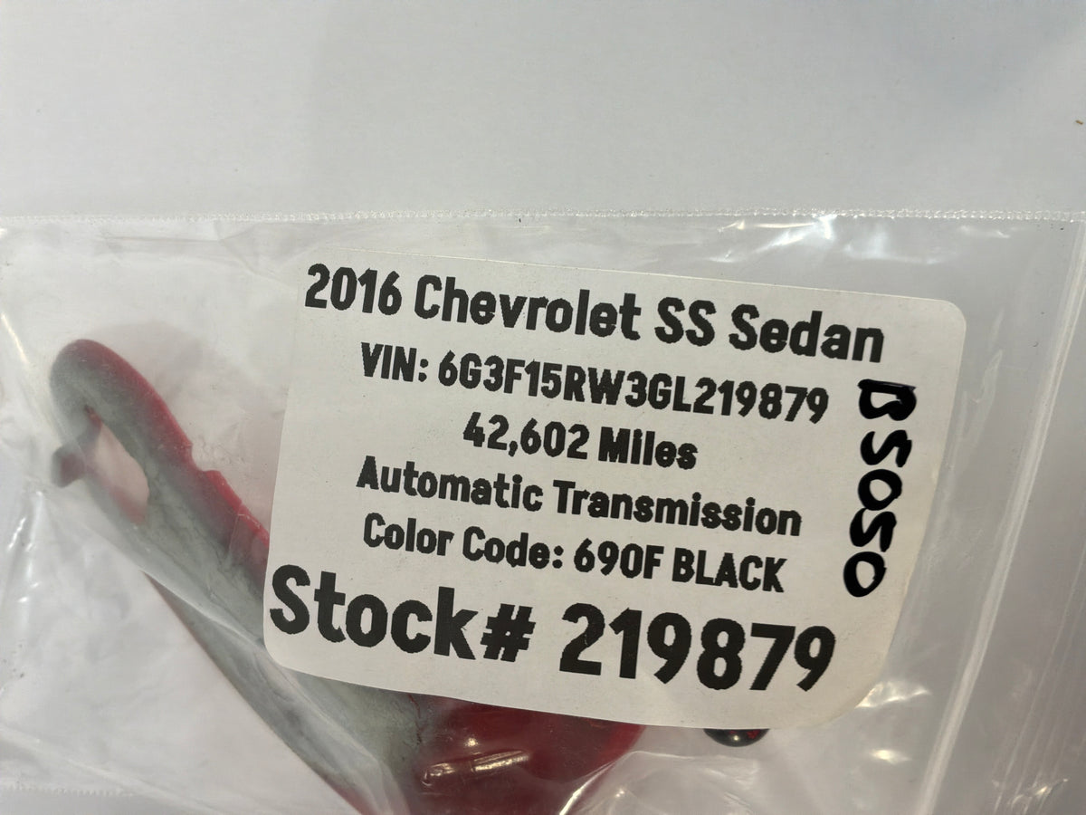 2016 Chevy SS Sedan Hood Strut Shock Bracket OEM