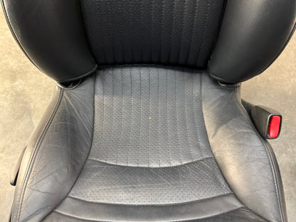 2002 Chevy C5 Corvette Convertible Seats RH & LH Front Black Leather Seats OEM
