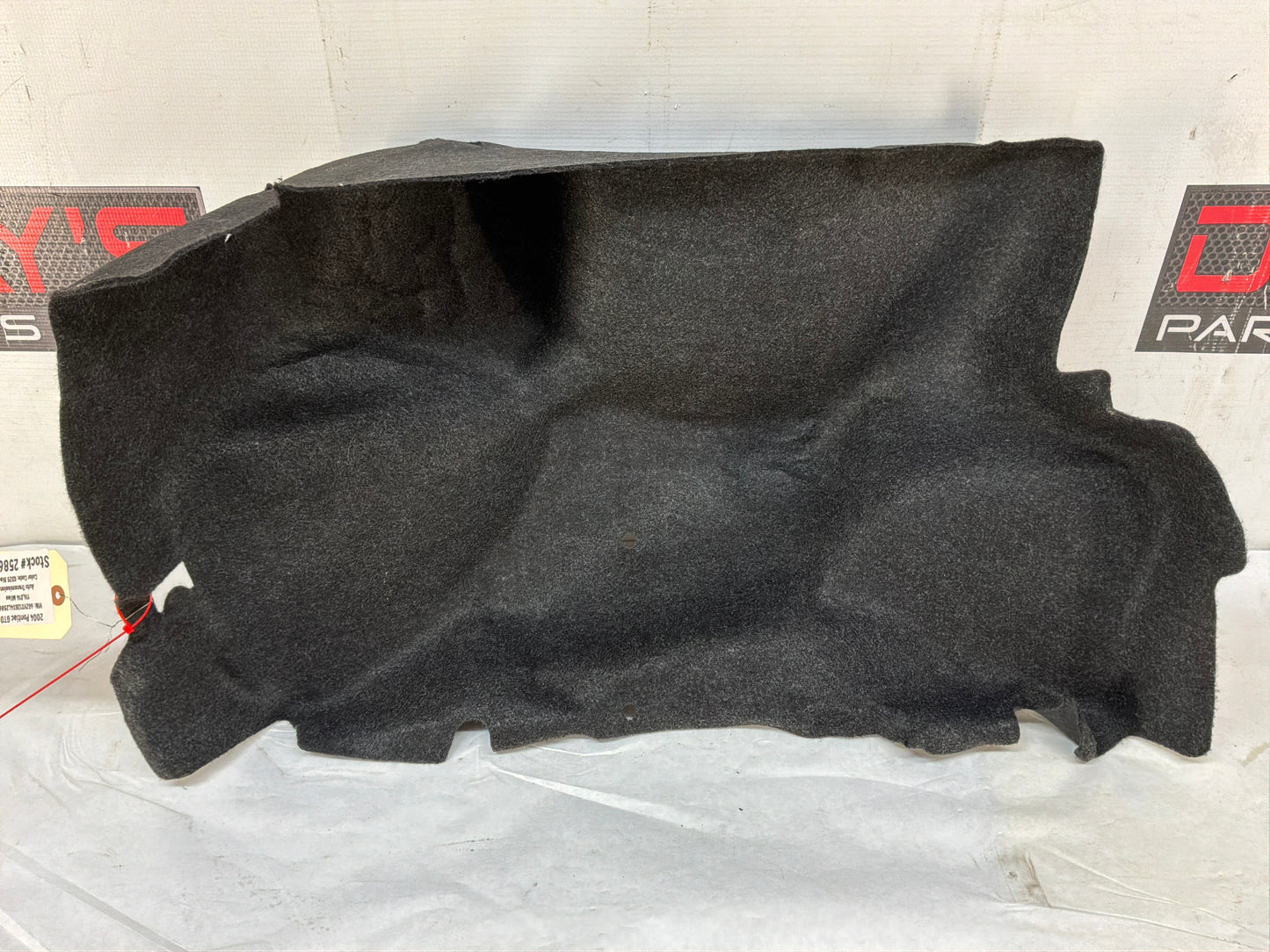 2004 Pontiac GTO RH Passenger Interior Quarter Trunk Trim Side Carpet Liner Panel OEM