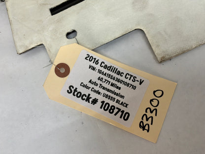 2016 Cadillac CTS-V Rear Window Package Tray Parcel Shelf Panel Trim OEM
