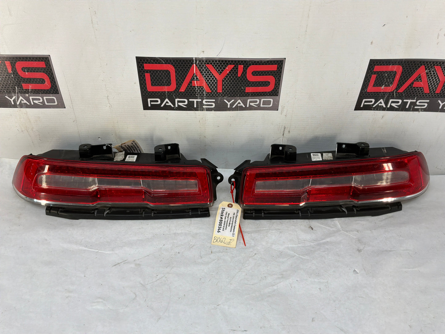 2014 Chevy Camaro ZL1 RH & LH LED Tail Light Lamp Taillights OEM