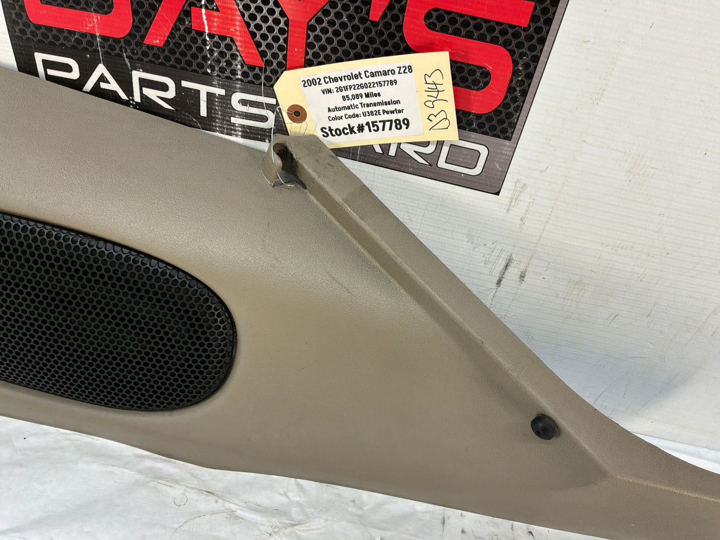 Lh trunk speaker panel - Day's Parts Yard