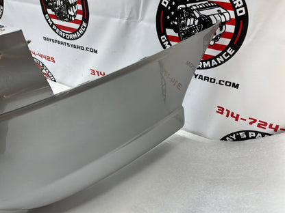 2005 Pontiac GTO Rear Bumper Cover w/ Lower Insert Valance Diffuser Panel Silver OEM