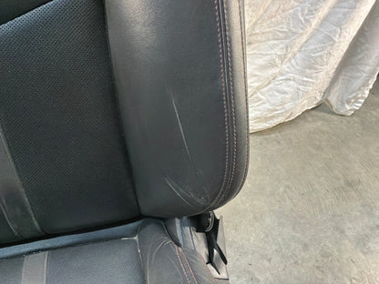2017 Chevy SS Sedan Front LH Driver Seat Black Leather Alcantara Suede OEM