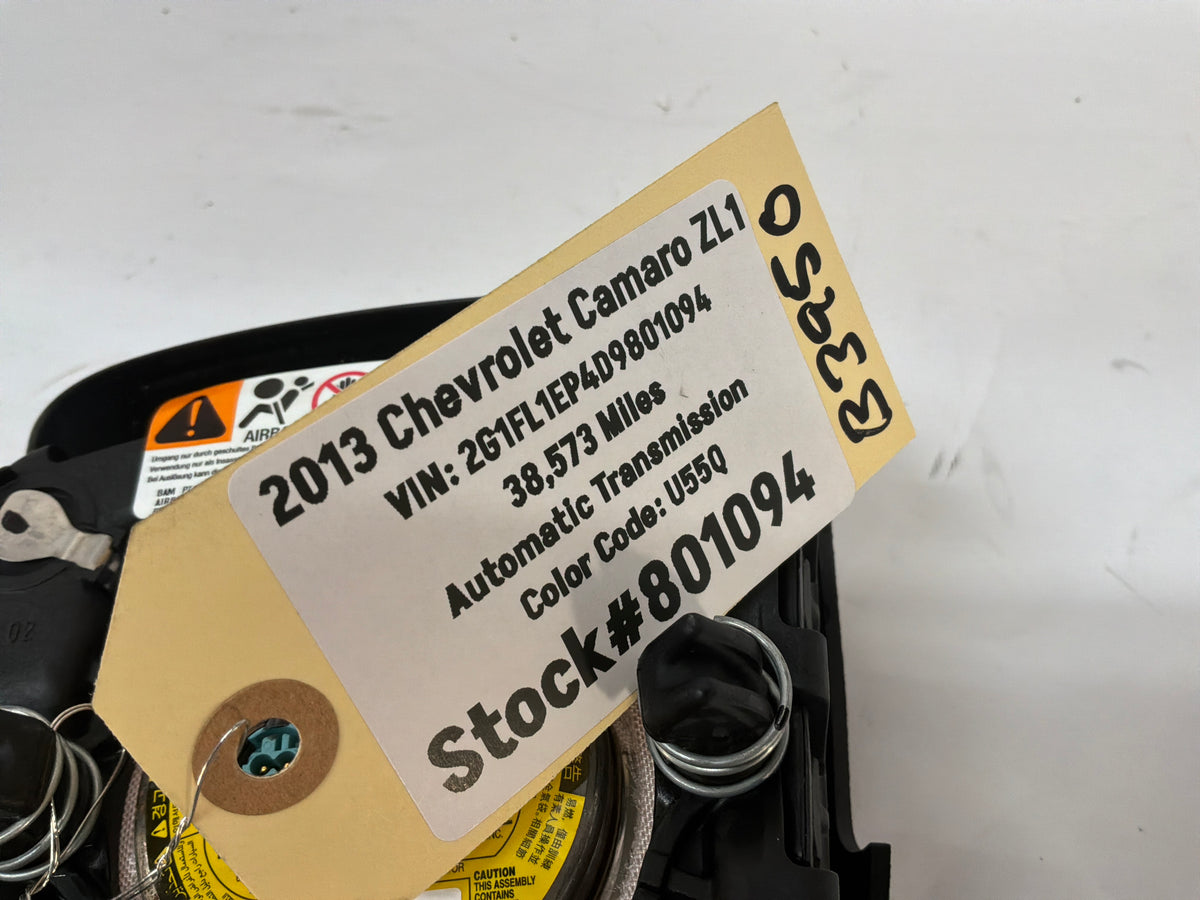 2013 Chevy Camaro ZL1 Steering Wheel Air Bag Airbag OEM