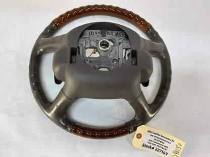 2002 Cadillac Escalade EXT Woodgrain Factory Steering Wheel OEM