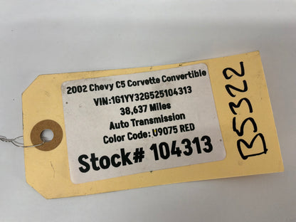 2002 Chevy C5 Corvette Convertible Rear Trunk Lock Latch OEM