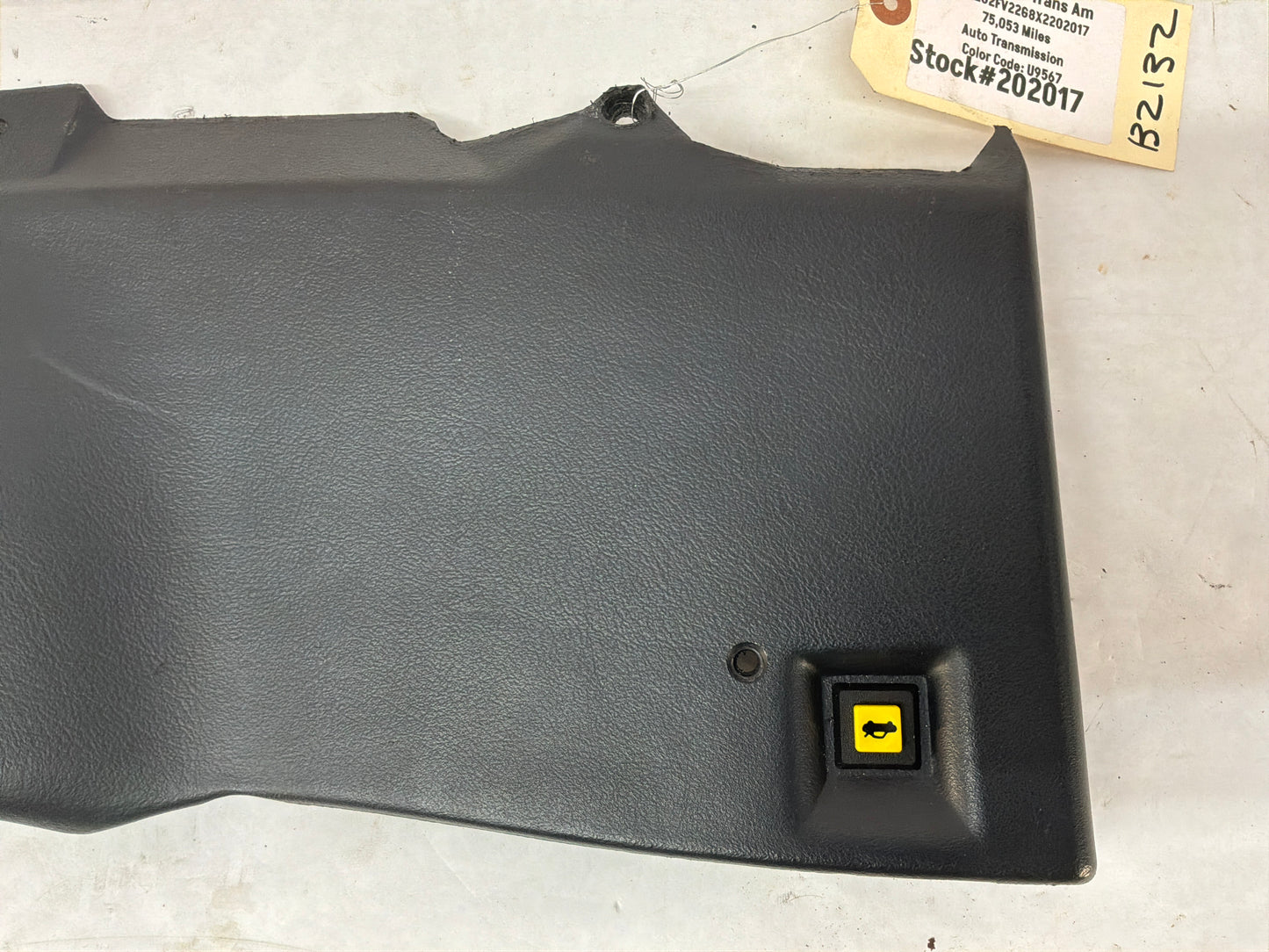 1999 Pontiac Trans Am WS6 Knee Bolster Dash Trim Molding Black Ebony OEM