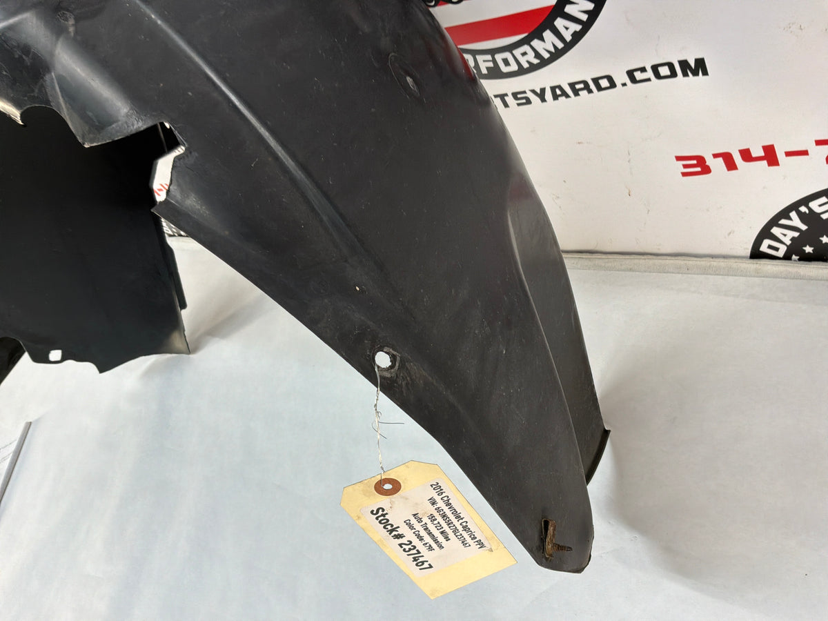 2016 Chevy Caprice PPV LH Driver Rear Fender Wheel Well House Liner OEM