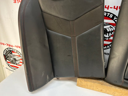 2017 Chevy SS Sedan Rear Seats Black Leather Alcantara Suede OEM