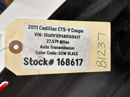 2011 Cadillac CTS-V Coupe RH Passenger Rear Fender Wheel Well House Liner OEM