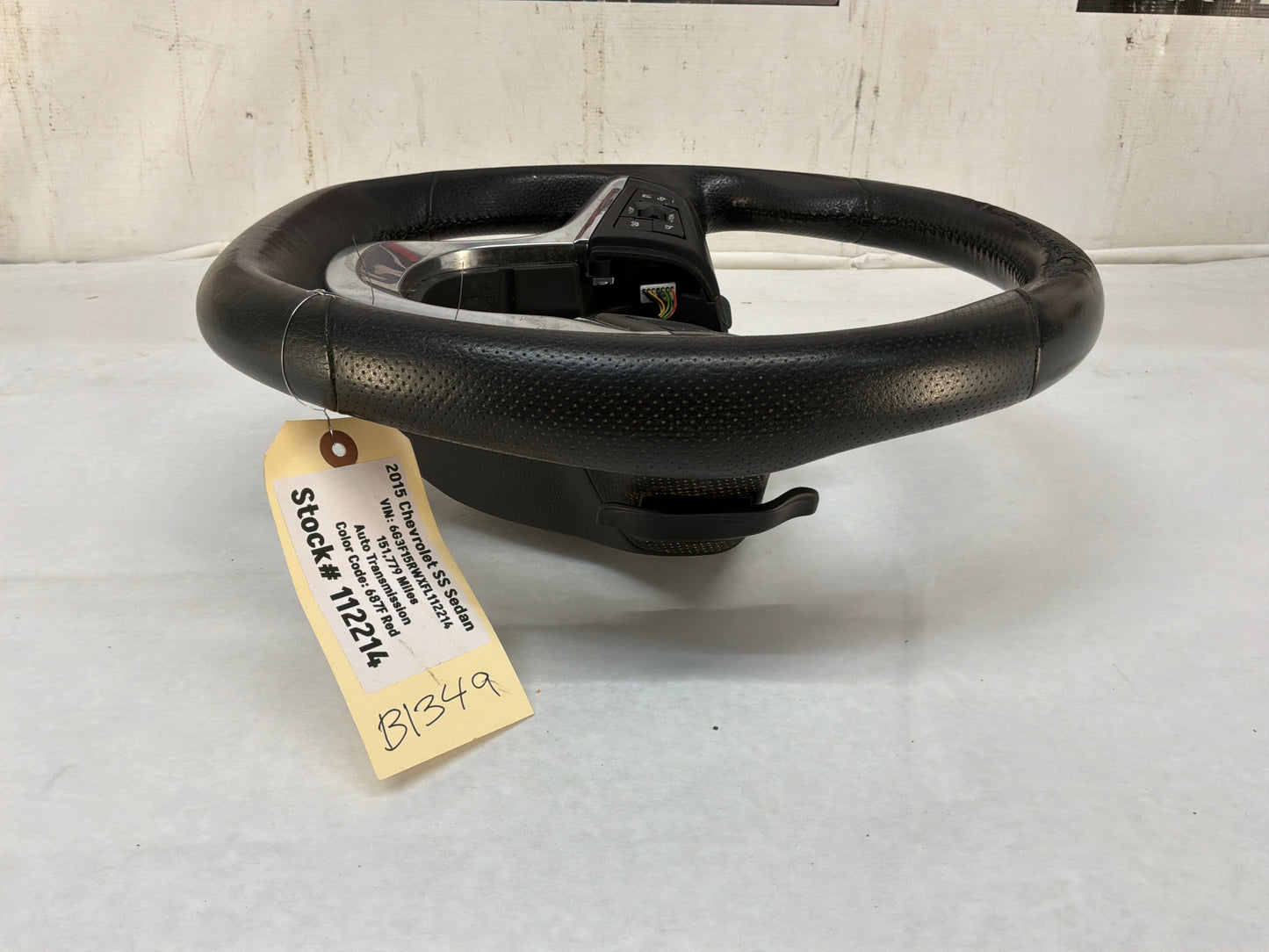 2015 Chevy SS Sedan Steering Wheel OEM