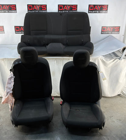 2015 Chevrolet Camaro SS 1LE Seats Fronts and Rears Black Clothe OEM LOCAL PICK UP