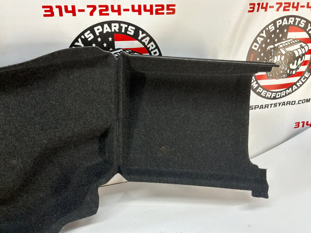 2008 Pontiac G8 GT RH Passenger Interior Trunk Quarter Cargo Carpet Trim Panel Cover OEM