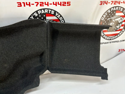 2008 Pontiac G8 GT RH Passenger Interior Trunk Quarter Cargo Carpet Trim Panel Cover OEM