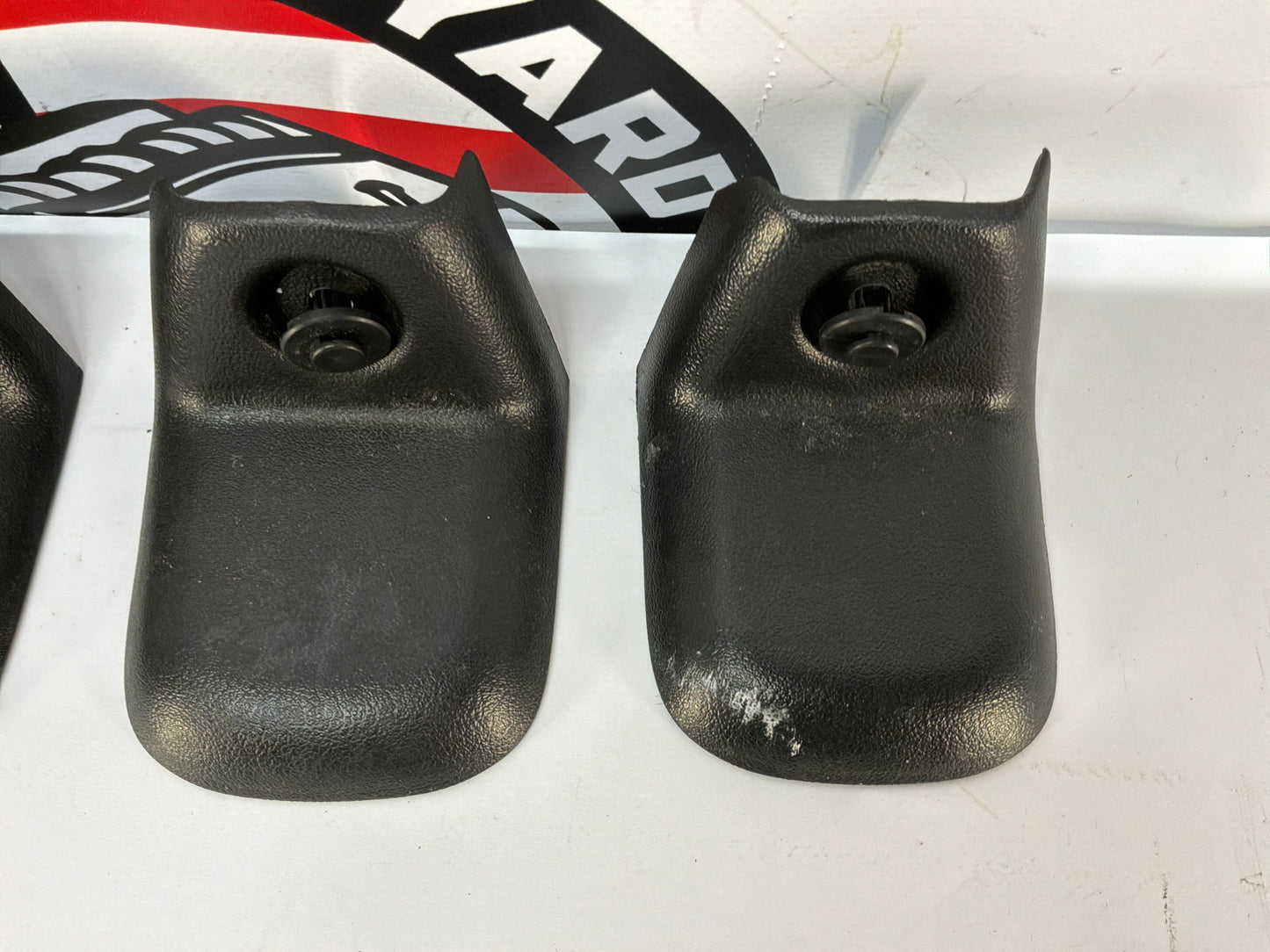 2007 Chevy C6 Corvette Convertible RH & LH LH Driver Seat Track Frame Finish Covers Trims OEM