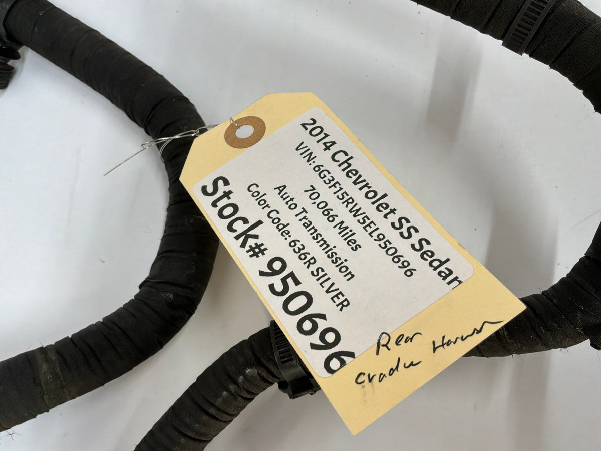 2014 Chevy SS Sedan Rear Cradle Sub Frame Wire Wiring Harness OEM