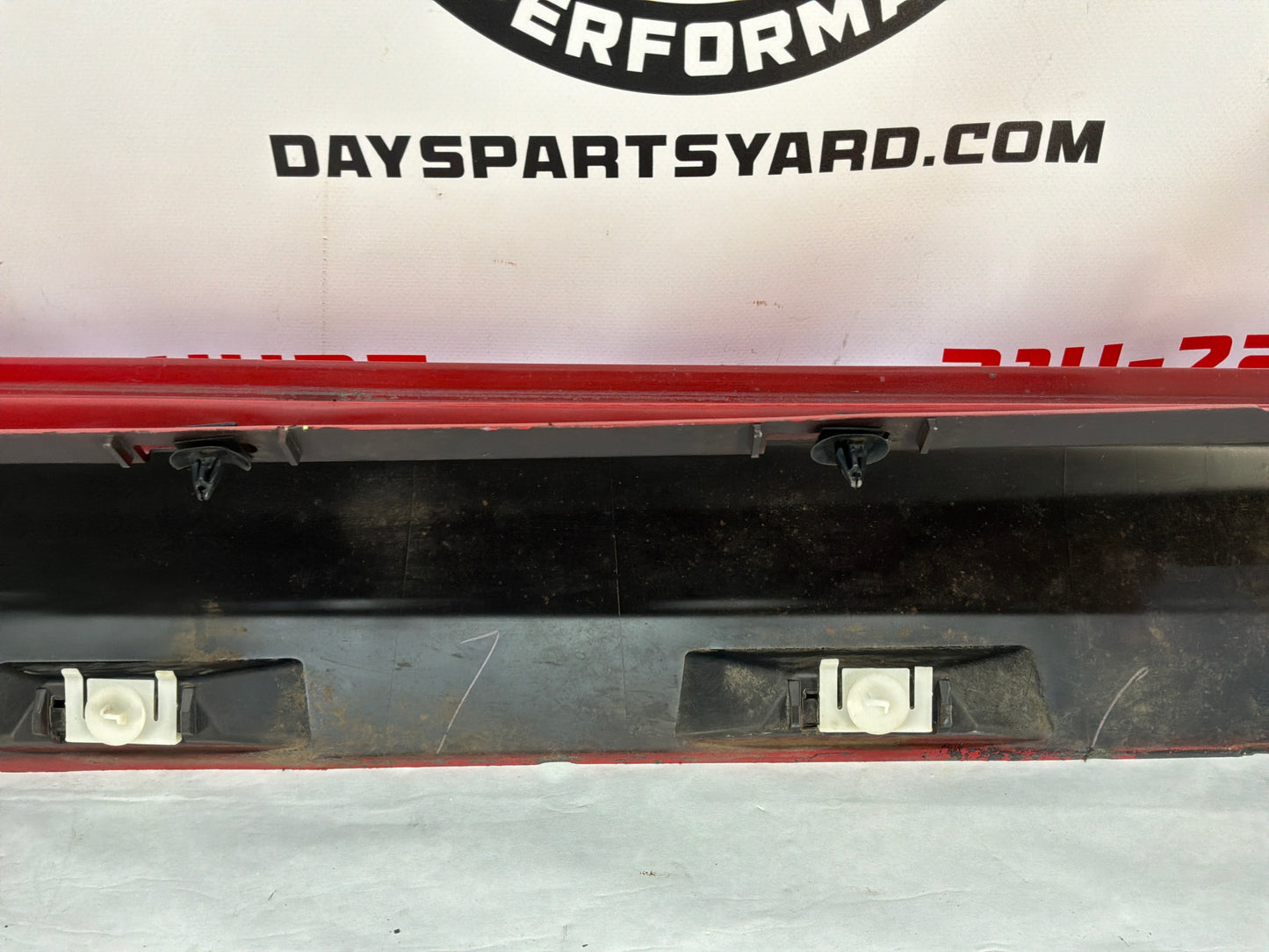 2014 Chevy SS Sedan LH Driver Rocker Molding Side Skirt Panel Red OEM