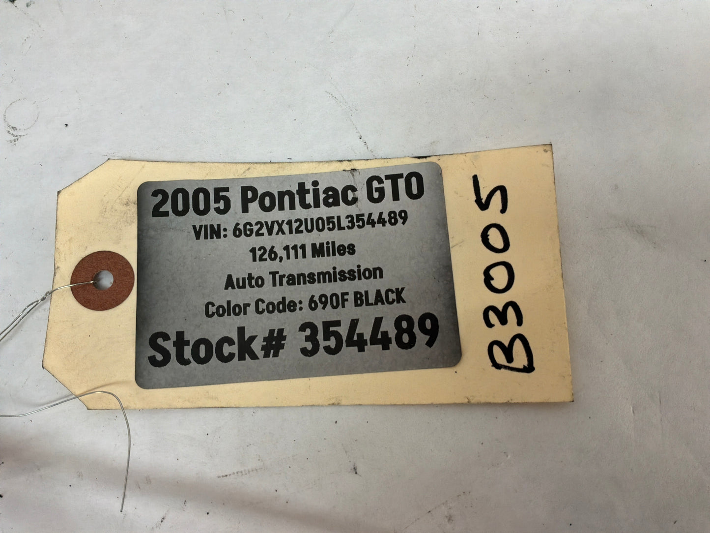 2005 Pontiac GTO RH & LH Taillight Tail Light Wire Wiring Harness Sockets OEM