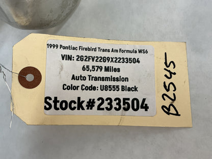 1999 Pontiac Firebird Trans Am Formula WS6 A/C Air Conditioning Hose Pipe Line Dryer OEM