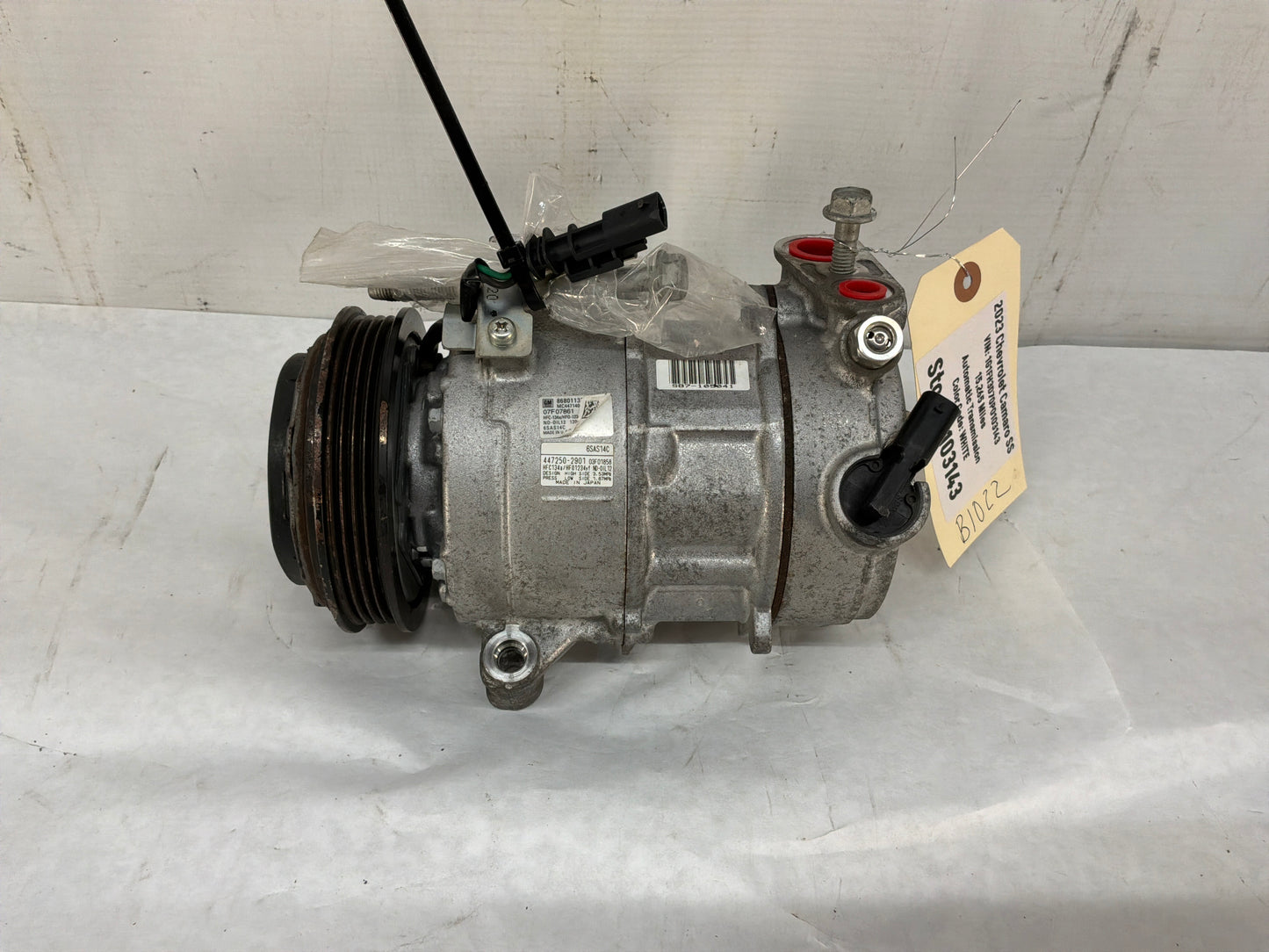 2023 Chevy Camaro SS AC A/C Air Conditioner Compressor w/ Hardware OEM