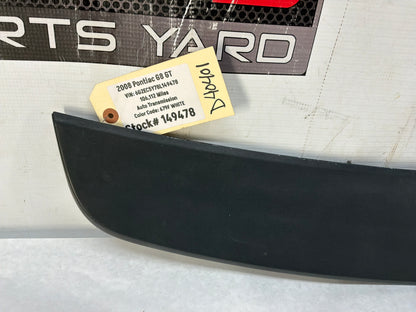 2008 Pontiac G8 GT Trunk Deck Lid Spoiler Wing OEM