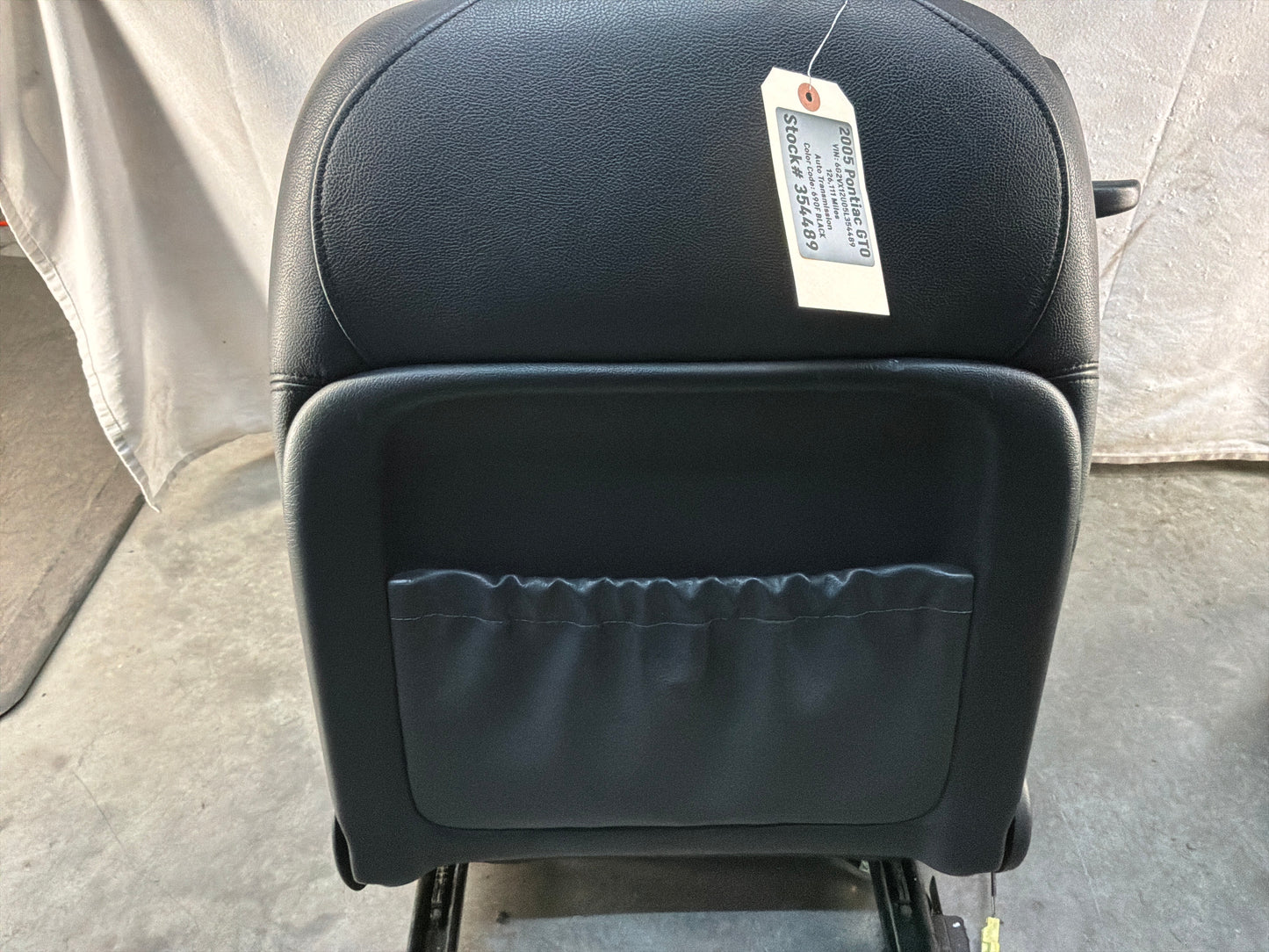 2005 Pontiac GTO Black Leather Front and Rear Seats Set OEM