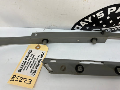 2006 Pontiac GTO Rear Bumper Brackets Guides Set 3 Piece OEM