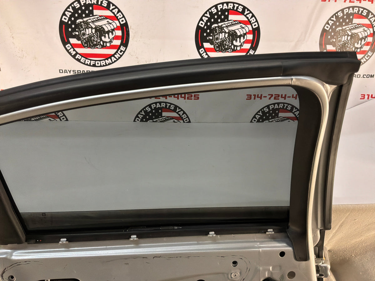 2014 Chevy SS Sedan LH Driver Rear Exterior Outside Door Silver OEM