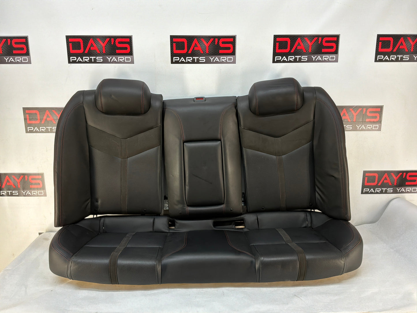 2017 Chevy SS Sedan Rear Seats Black Leather Alcantara Suede OEM