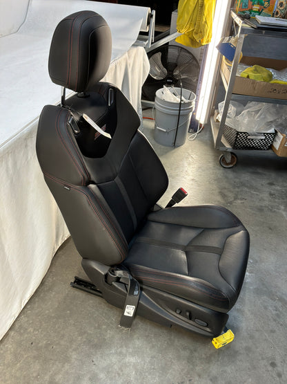 2017 Chevy SS Sedan RH Passenger Front Seat Black Leather Alcantara Suede OEM
