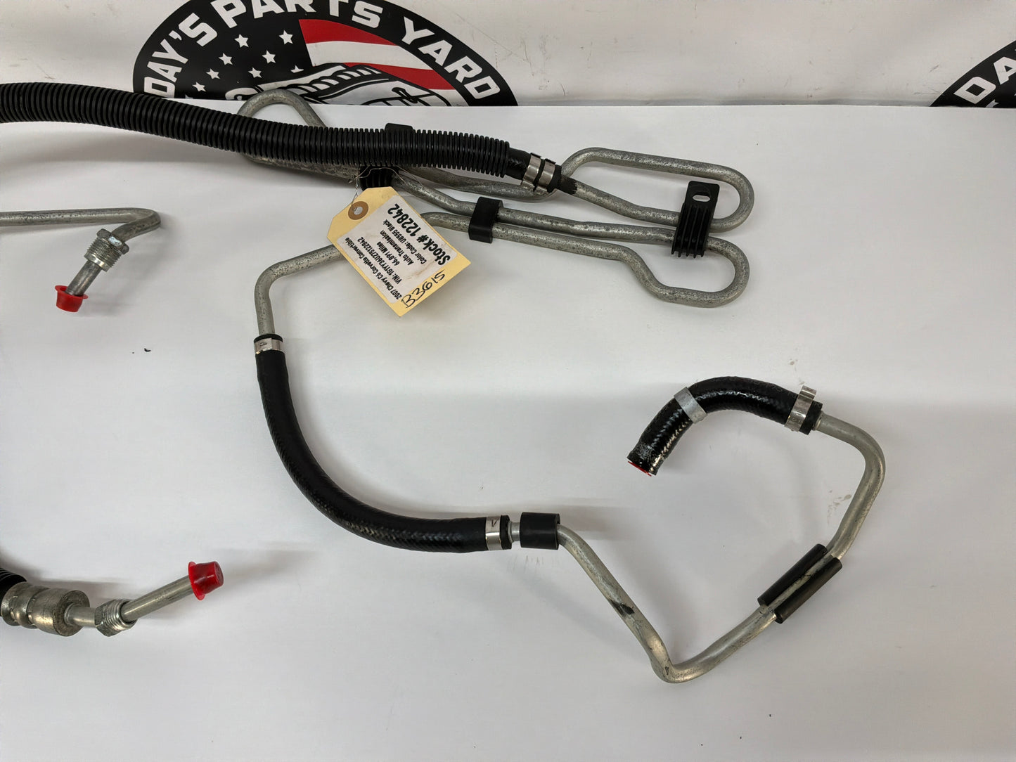 2007 Chevy C6 Corvette Convertible Power Steering Lines OEM