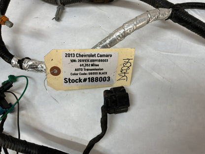 2013 Chevy Camaro SS Engine Motor Automatic Transmission Wiring Wire Harness OEM