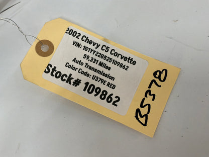 2002 Chevy C5 Corvette AC Air Conditioner Line Hose Tube OEM
