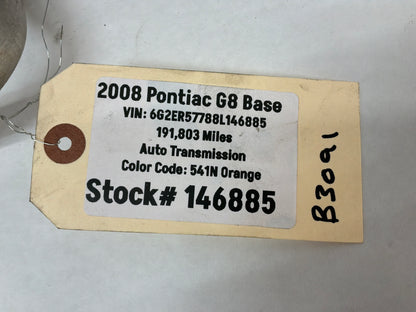 2008 Pontiac G8 Base AC Air Conditioner Compressor Manifold Line Hose Tube OEM