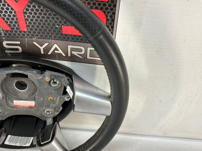 2004 Pontiac GTO Steering Wheel w/ Controls Yellow Stitching OEM - Day's Parts Yard