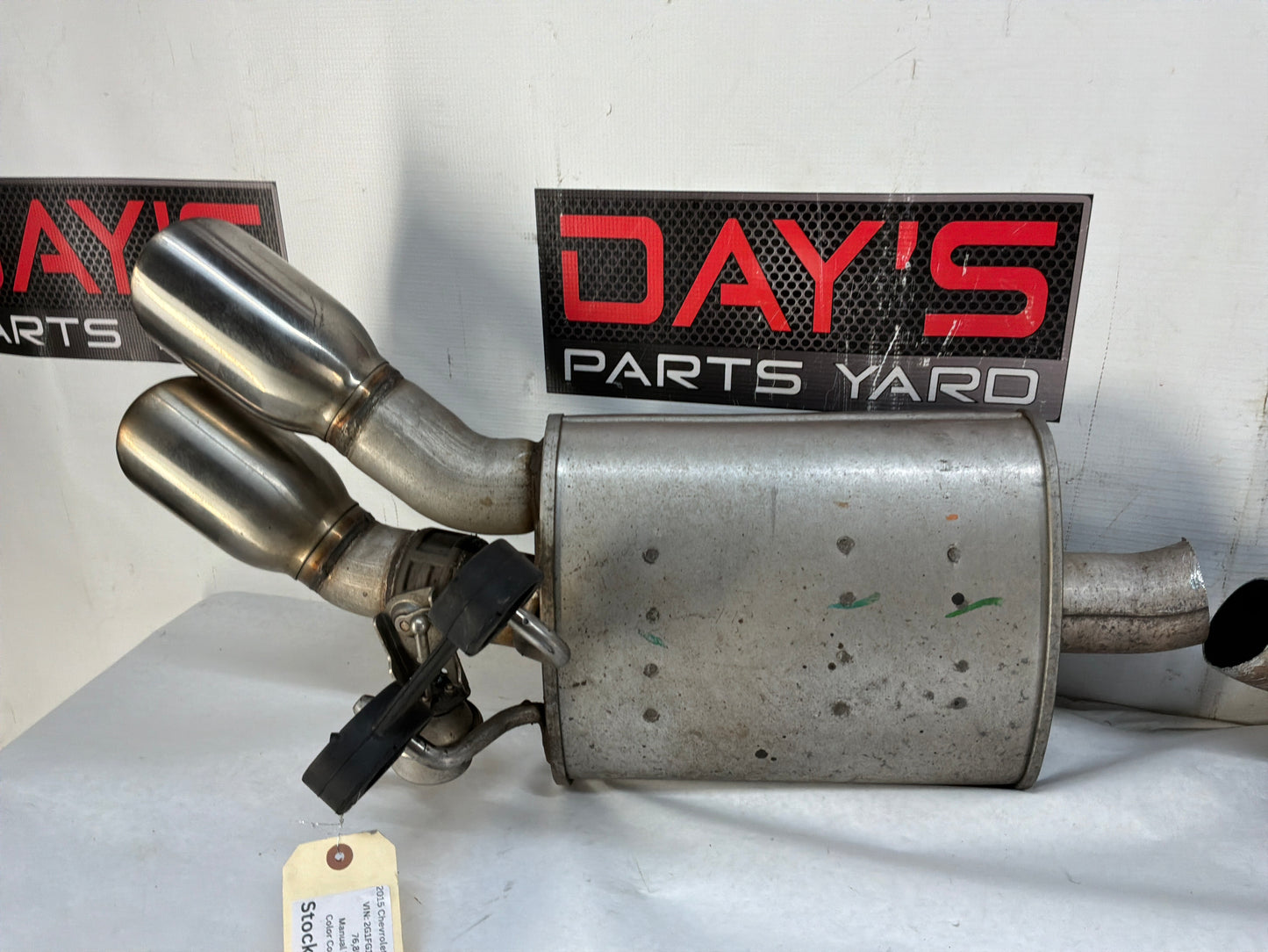 2015 Chevrolet Camaro SS 1LE RH & LH NPP Muffler Exhaust OEM