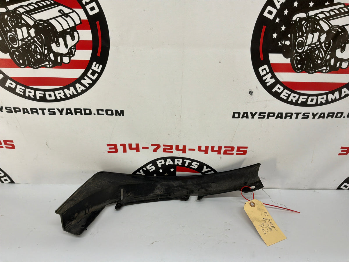 2013 Chevy Camaro ZL1 RH Passenger  Rear Bumper Mud Guard Trim OEM