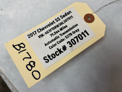 2017 Chevy SS Sedan Radiator Cooling Fan Motor Module OEM