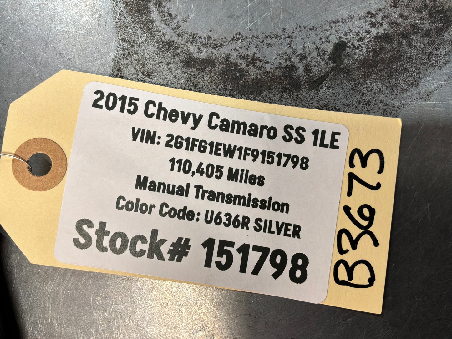 2015 Chevy Camaro SS 1LE Complete Floor Carpet OEM